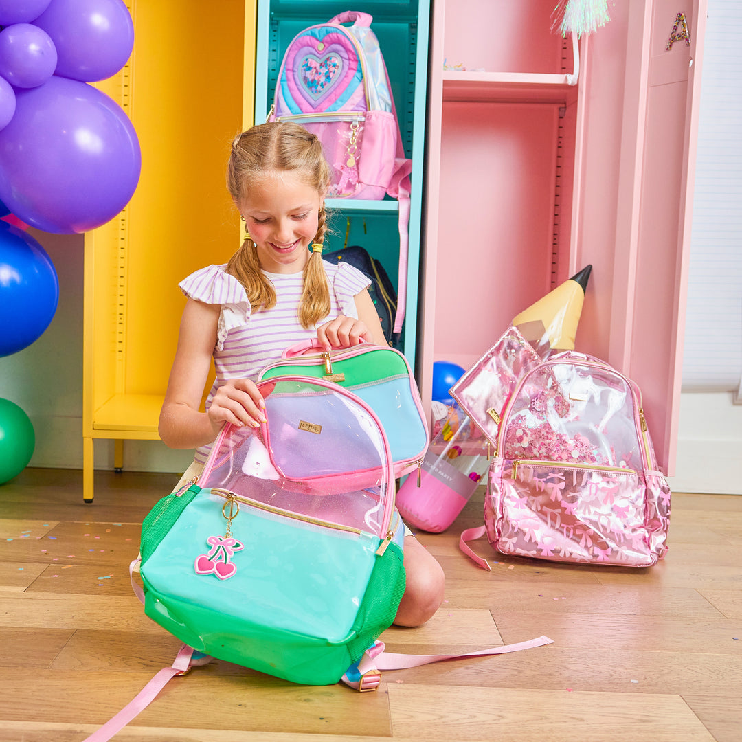 Color Block Jelly Backpack