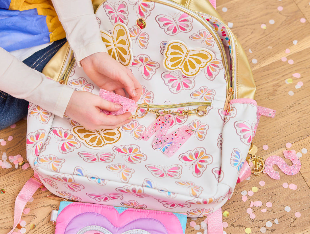 Monogram Letter Bag Charms