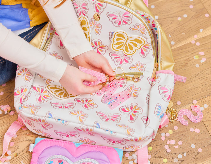 Monogram Letter Bag Charms