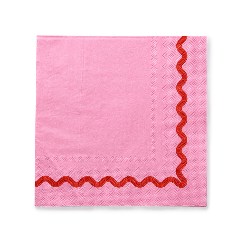 Rainbow Ric Rac Assorted Lunch Napkin
