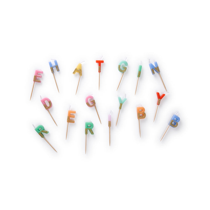 Big Birthday Energy Glitter Birthday Candles Set
