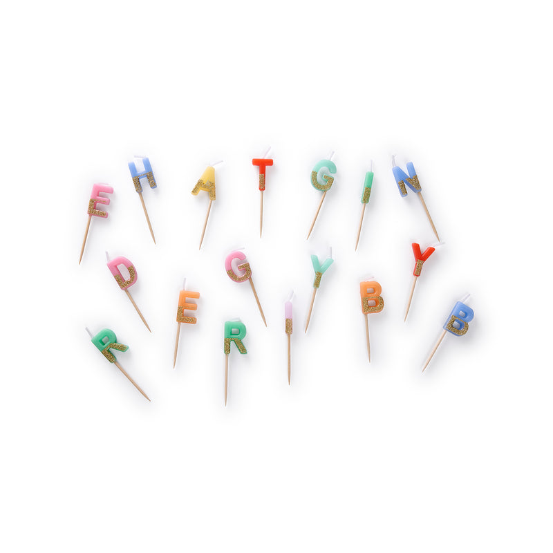 Big Birthday Energy Glitter Birthday Candles Set