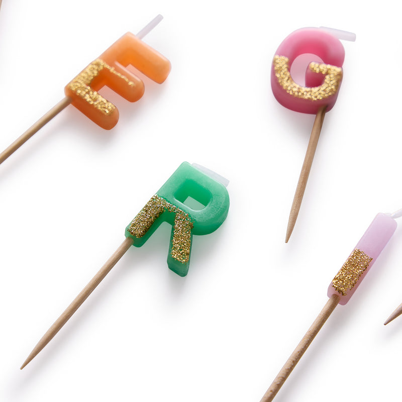 Big Birthday Energy Glitter Birthday Candles Set