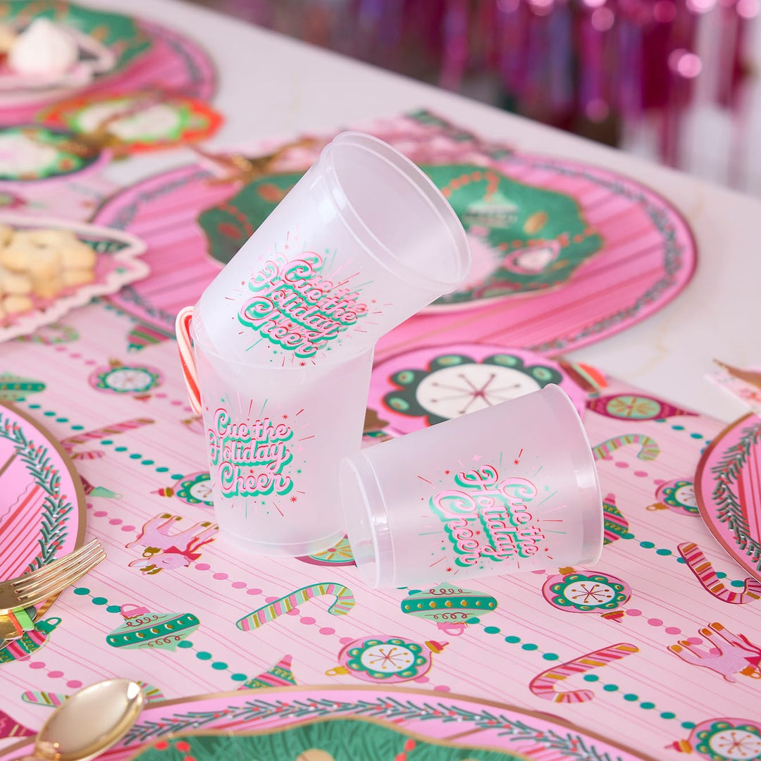 Packed Party Cupstack Cheer White Party Accessory