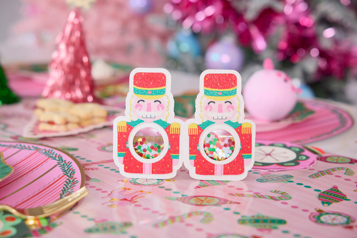 Nutty But Nice Nutcracker Christmas Novelty Glasses