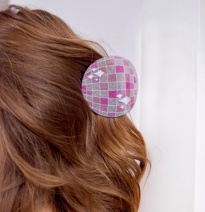 Keep on Dancing Disco Ball Claw Clip