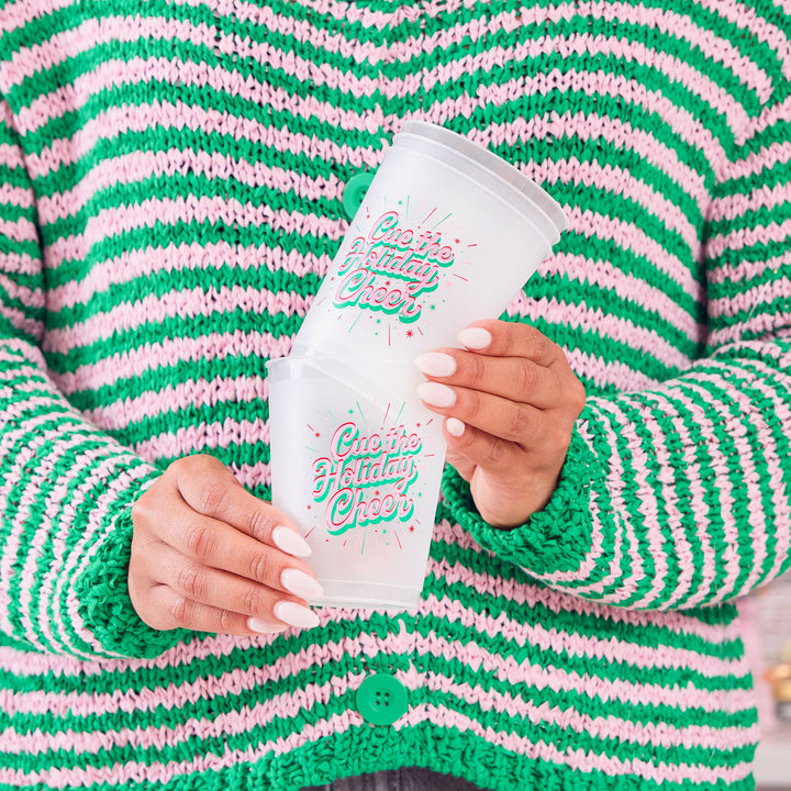 Cue The Holiday Cheer Cupstack