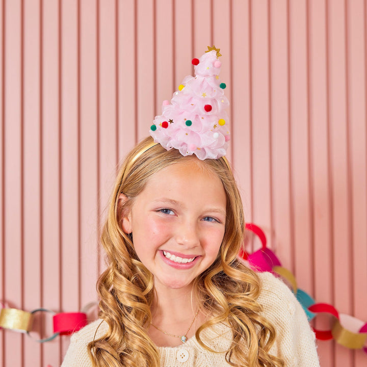 Packed Party Tree Tulle Headband Pink Party