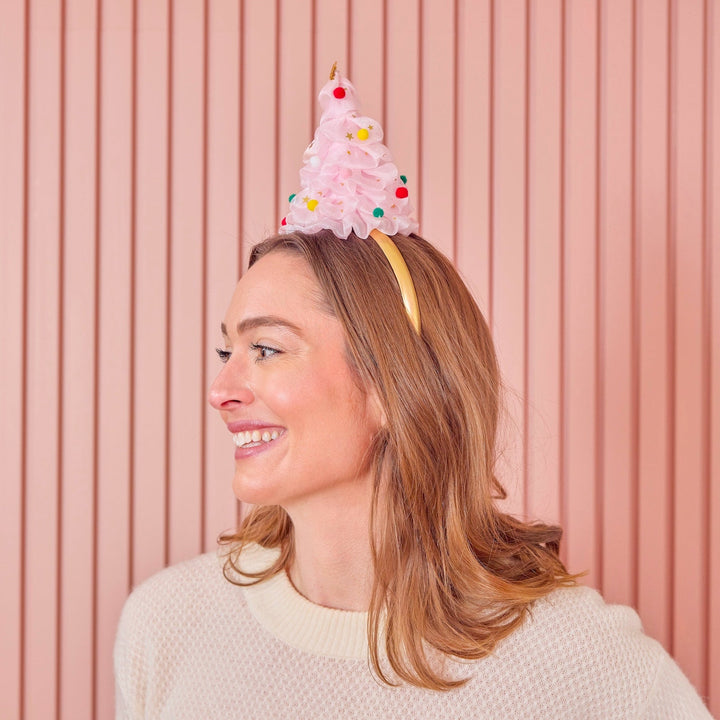 Packed Party Tree Tulle Headband Pink Party