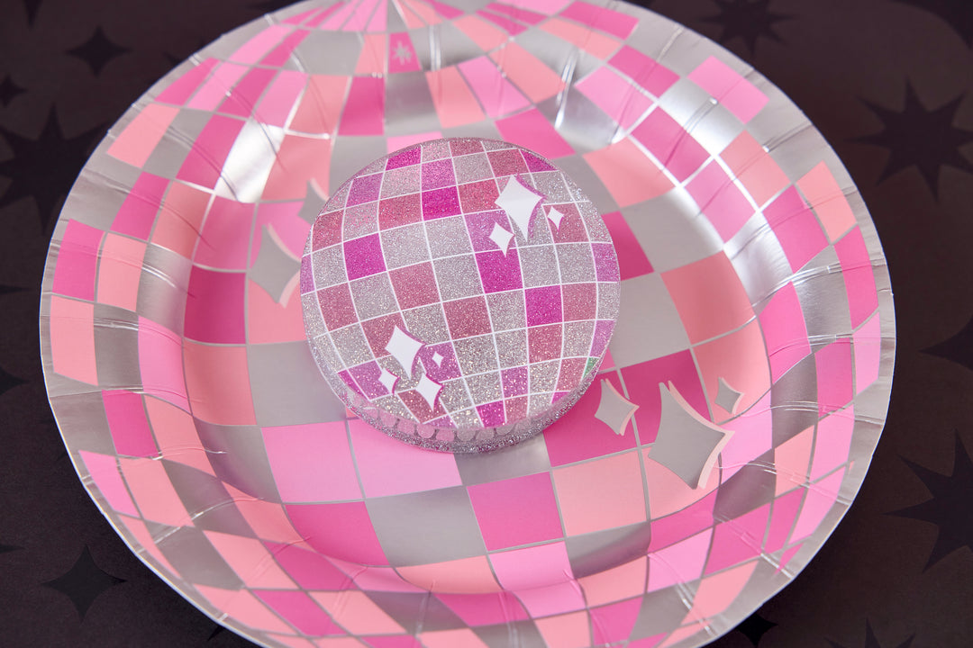 Packed Party Disco Ball Claw Clip, Festive Hair Accessory