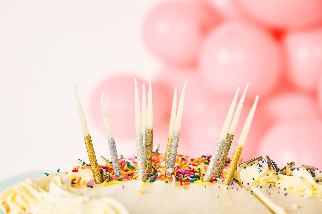 More Metallic More Fun Birthday Candle Set (10 ct)