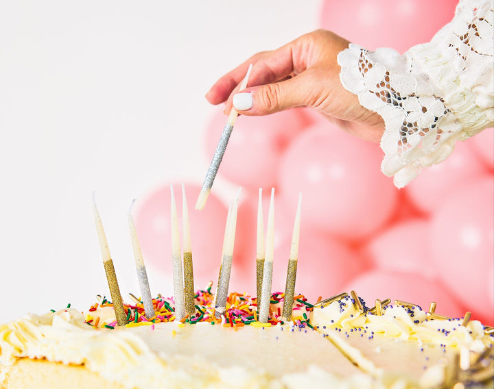 More Metallic More Fun Birthday Candle Set (10 ct)