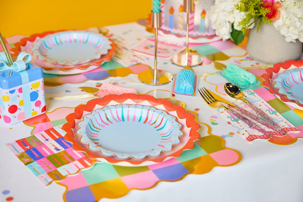 Birthday Wishes Dessert Plate Set