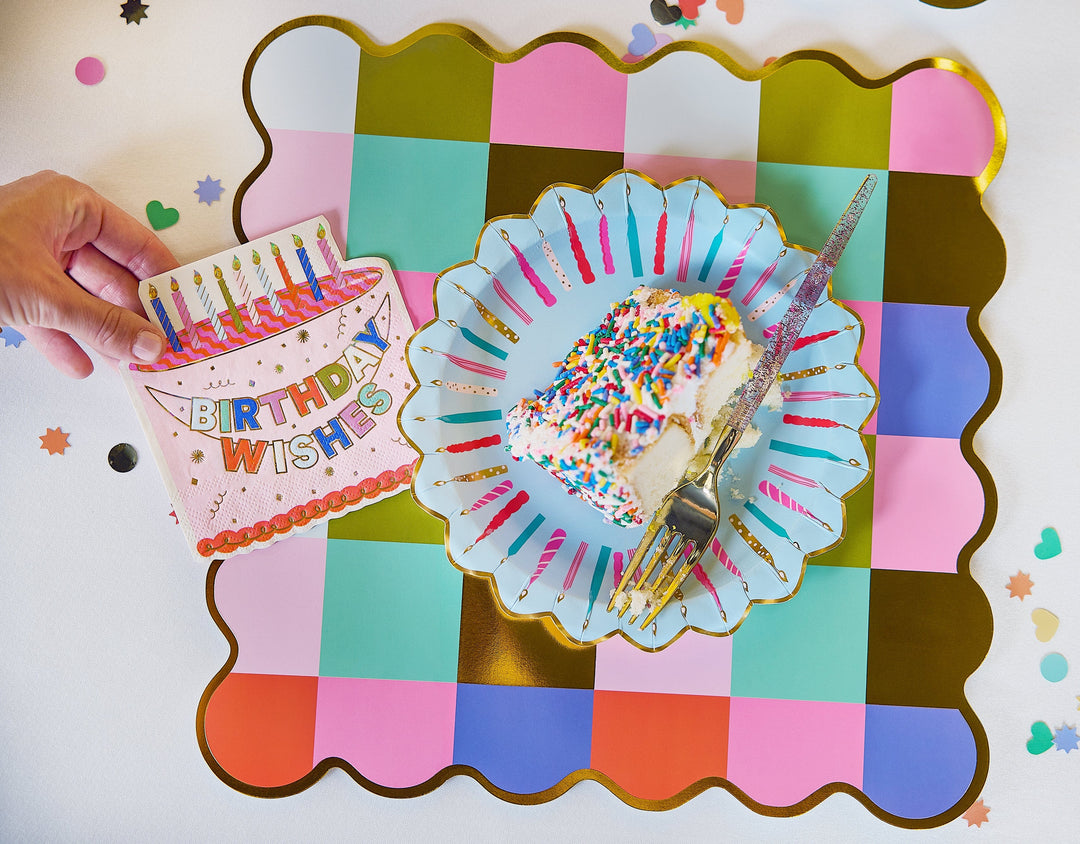 Birthday Wishes Dessert Plates (10 ct)