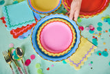 Rainbow Ric Rac Assorted Dinner Plate Set