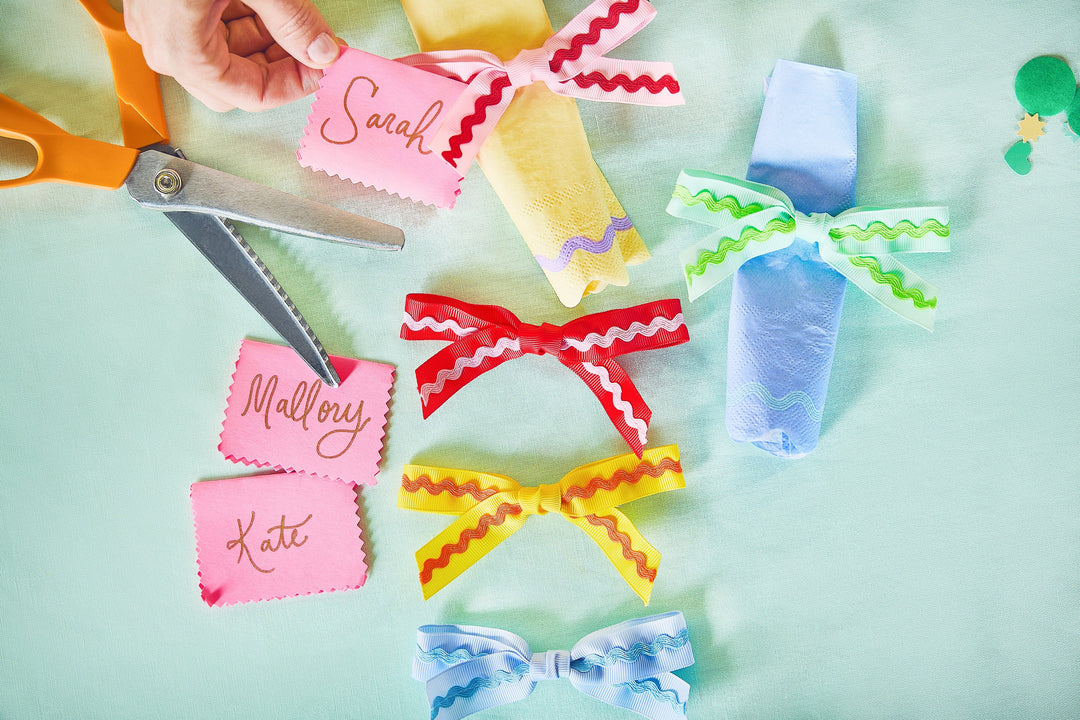 Multicolor Ric Rac Anything Clip-On Bow Set (5 ct)