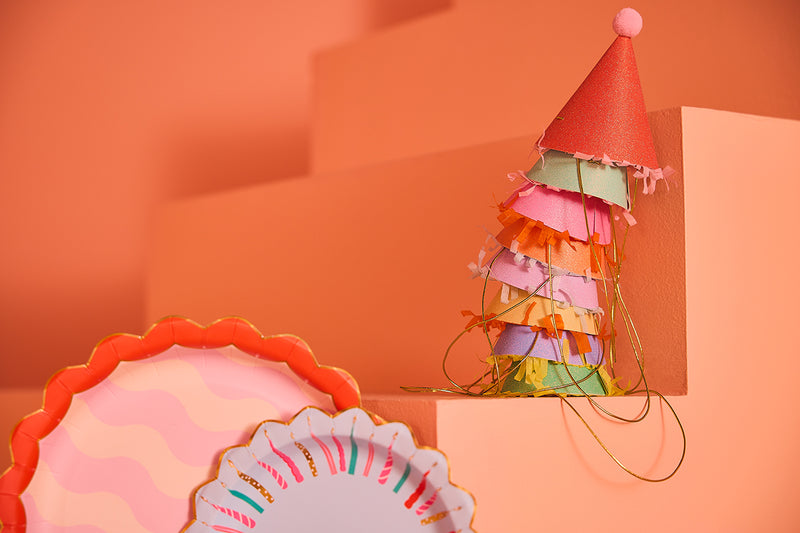 Top Off The Fun Mini Glitter Party Hats Set