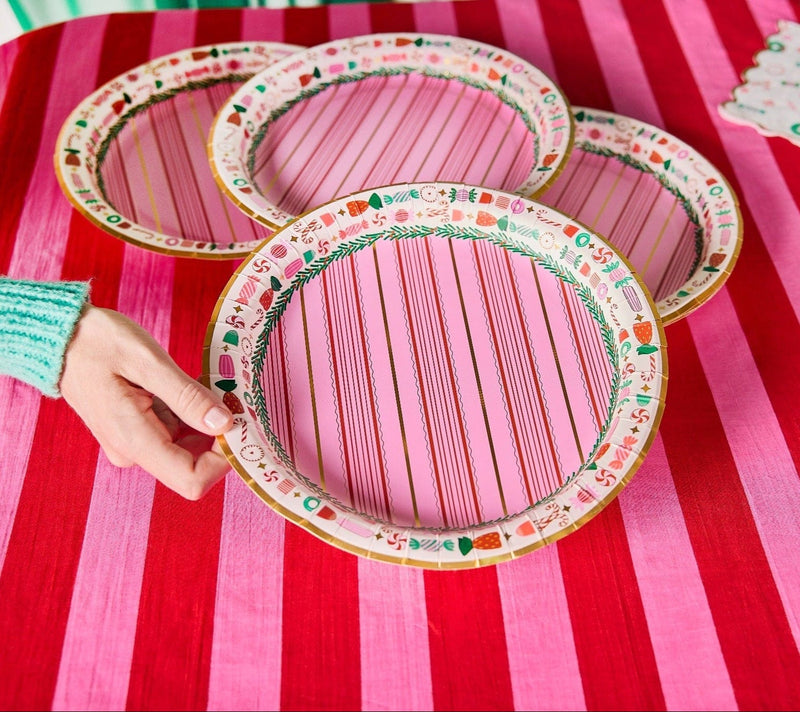 Peppermint Party Dinner Plate