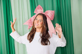 Sweet Stripes Jumbo Bow Headband