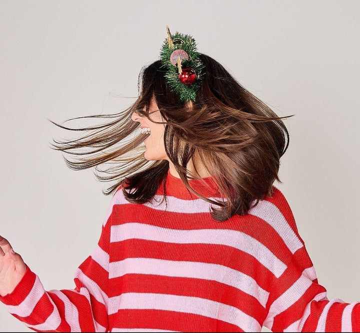 Deck the Halls Wreath Novelty Headband