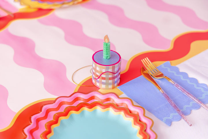 Mini Birthday Cake Party Hats (4 ct)