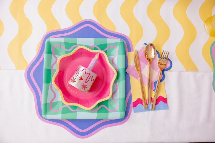 Colorwave Gingham Dinner Plates (10 ct)