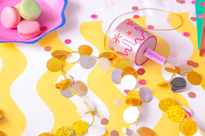 Mini Birthday Cake Party Hats (4 ct)