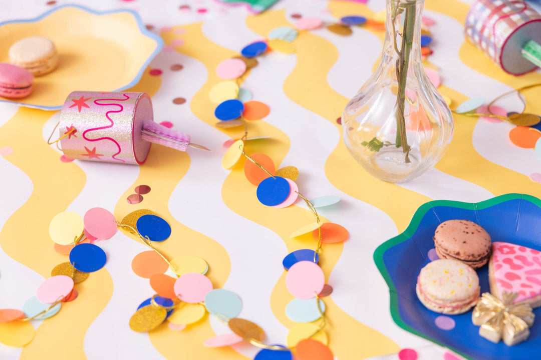 Rainbow Confetti Garland
