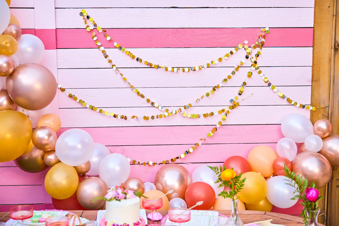 Metallic Confetti Garland