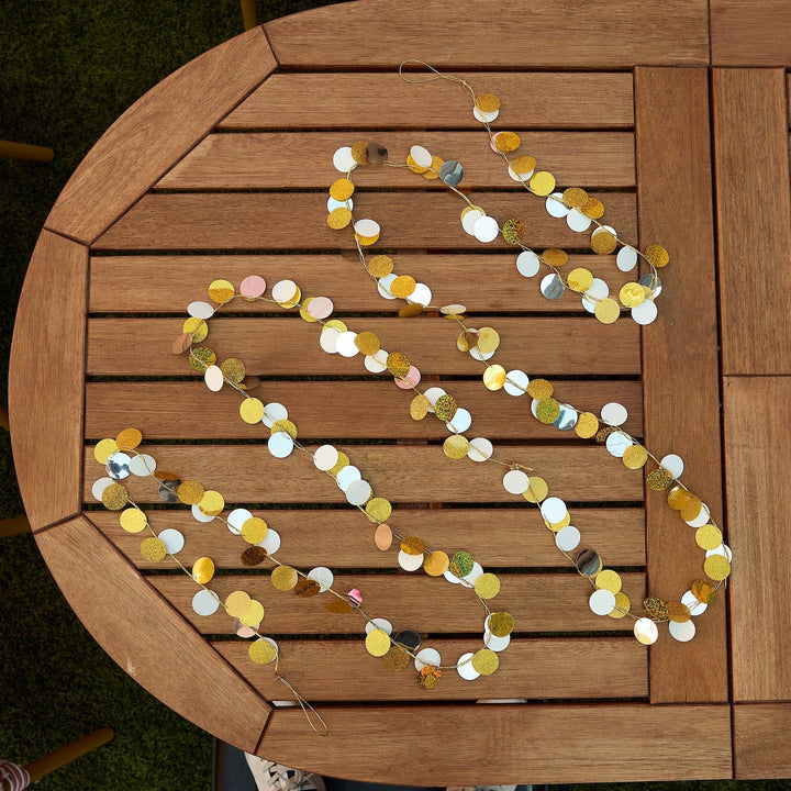 Metallic Confetti Garland