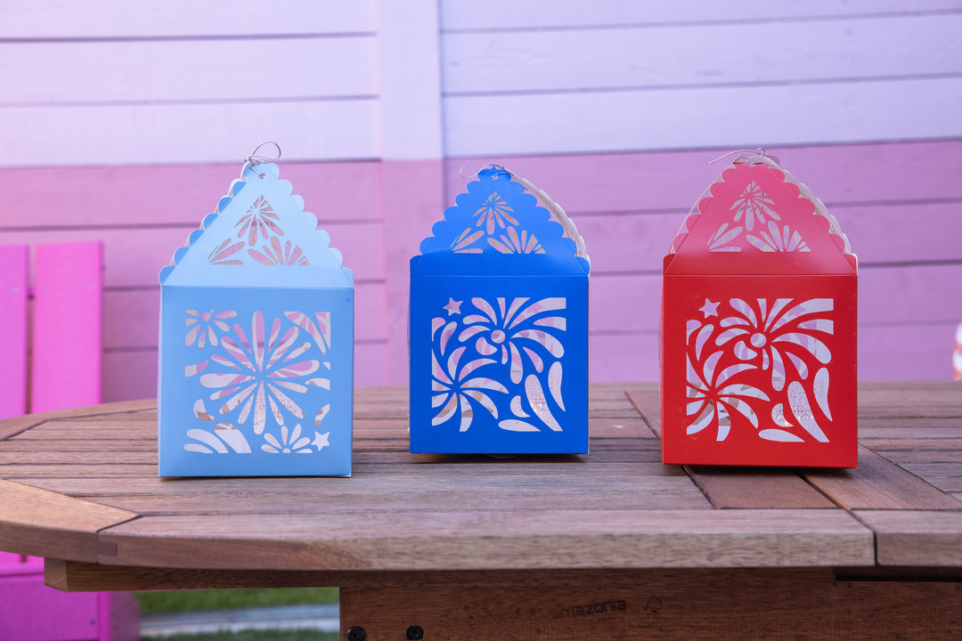Star Spangled Spark Paper Lanterns (set of 3)