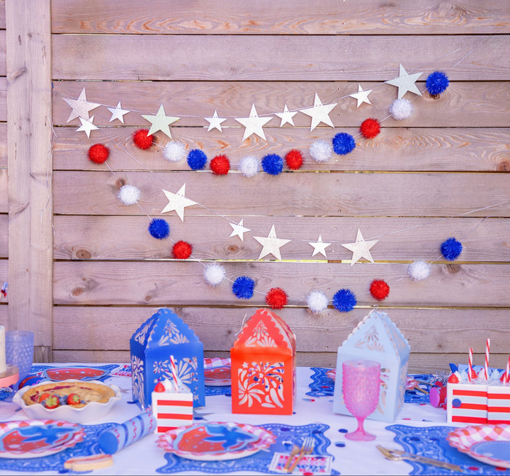 Star Spangled Spark Paper Lanterns (set of 3)