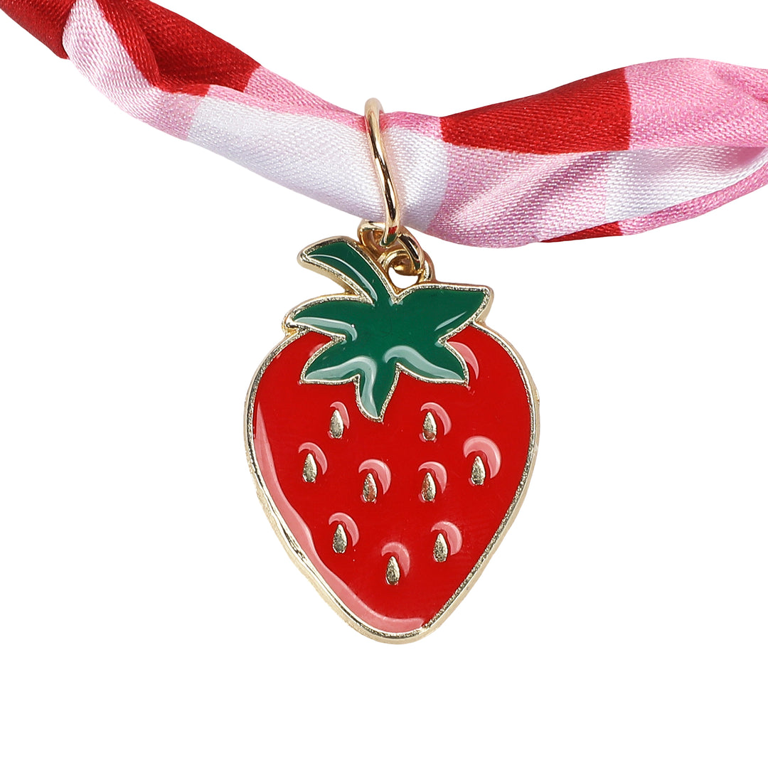 All-American Gingham Charm Necklace