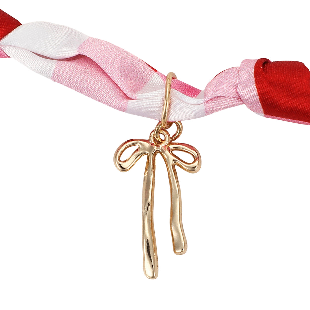 All-American Gingham Charm Necklace