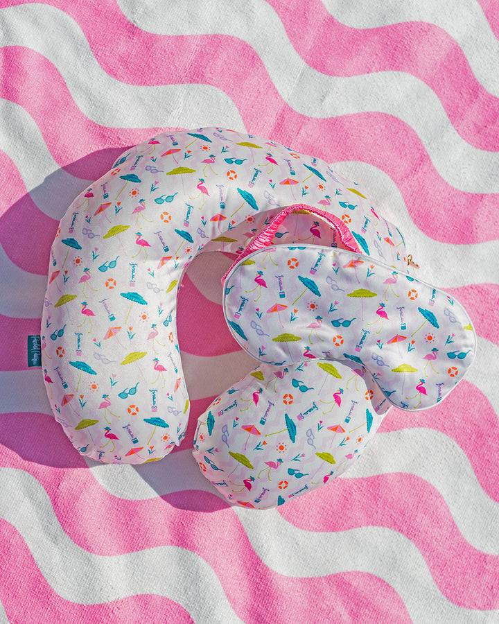 Out Of Office Neck Pillow &amp; Sleep Mask Set