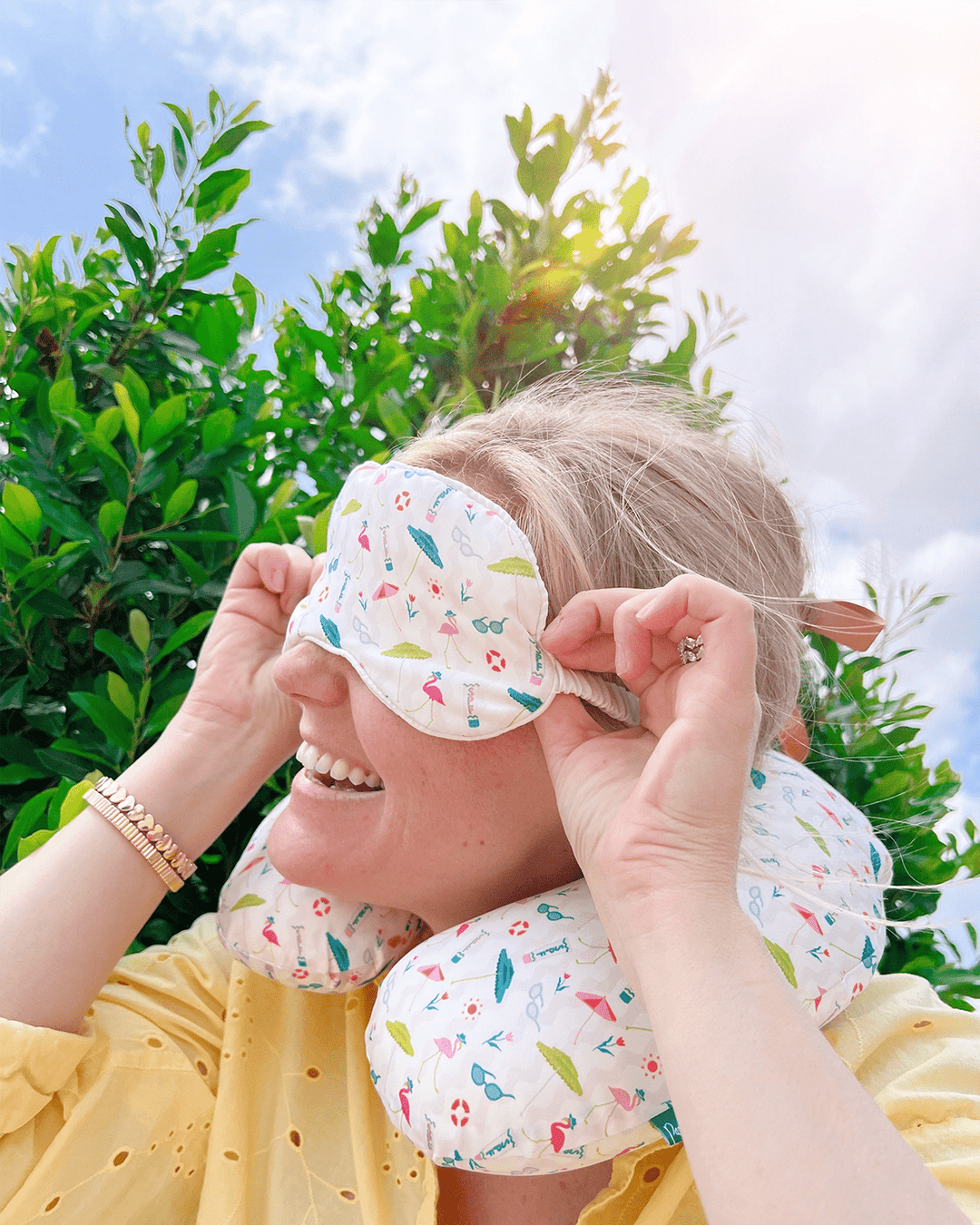 Out Of Office Neck Pillow &amp; Sleep Mask Set
