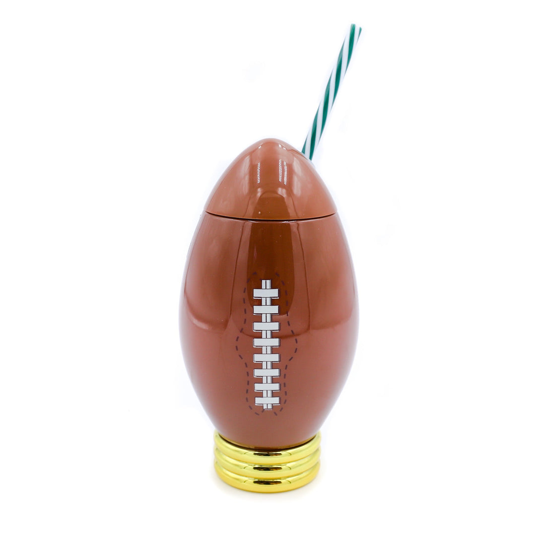 Football Novelty Sippers, 24oz (Set of 2, 6, or 12)