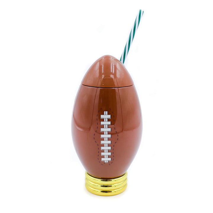 Football Novelty Sippers, 24oz (Set of 2, 6, or 12)
