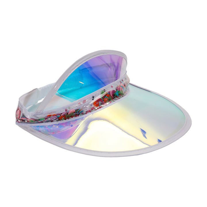 Confetti Sun Visors (Set of 2)