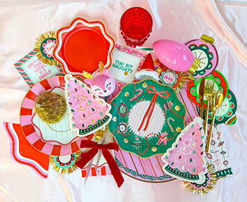 Merry Kitschmas Wreath Dinner Plates