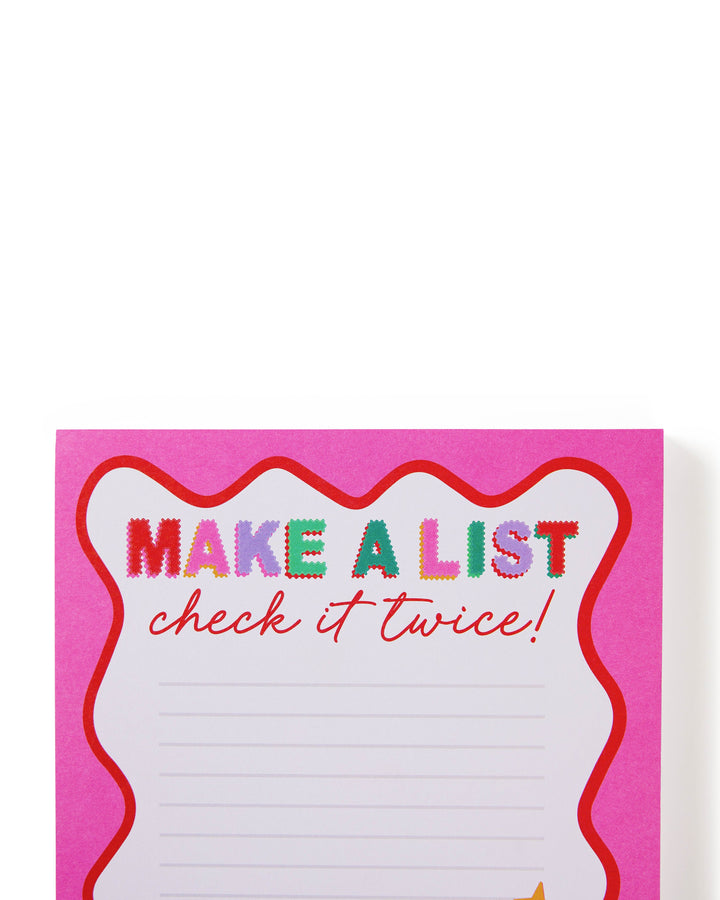 Make A List Jumbo Notepad