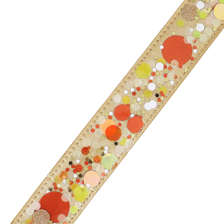Packed Party Strap For Clear Cooper Crossbody Bag (Orange Burst)