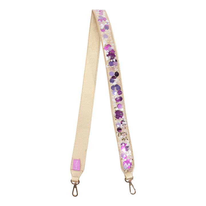 Packed Party Strap For Clear Cooper Crossbody Bag (Purple Crush)