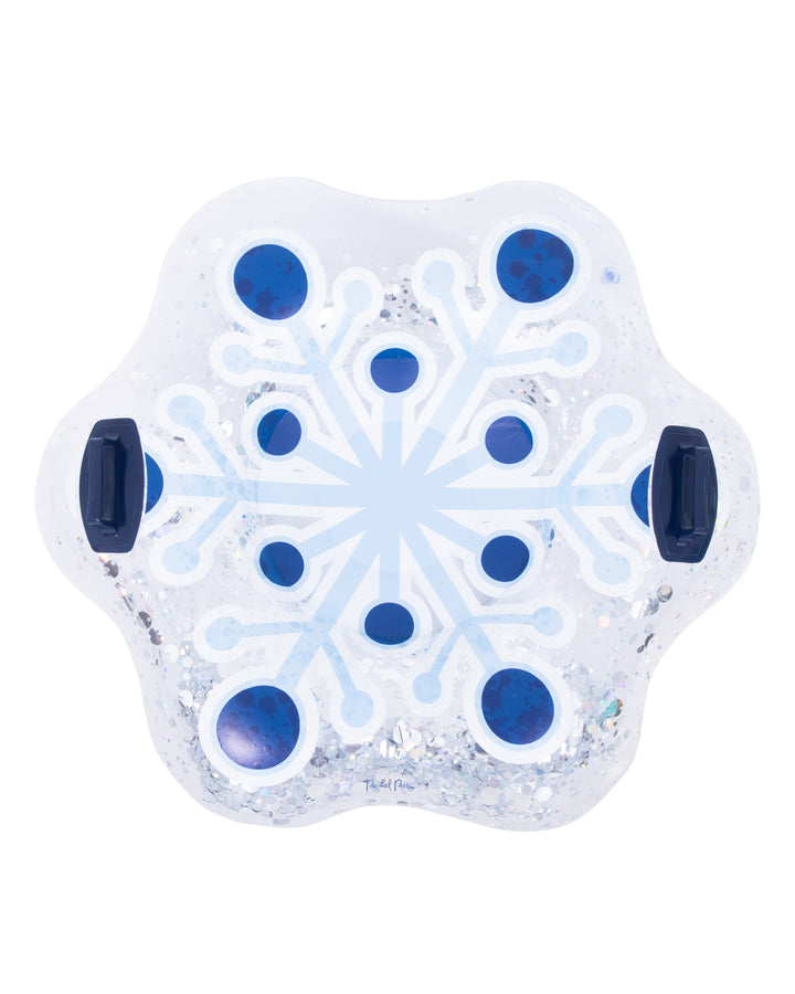 Confetti Filled Inflatable Snowflake Tube