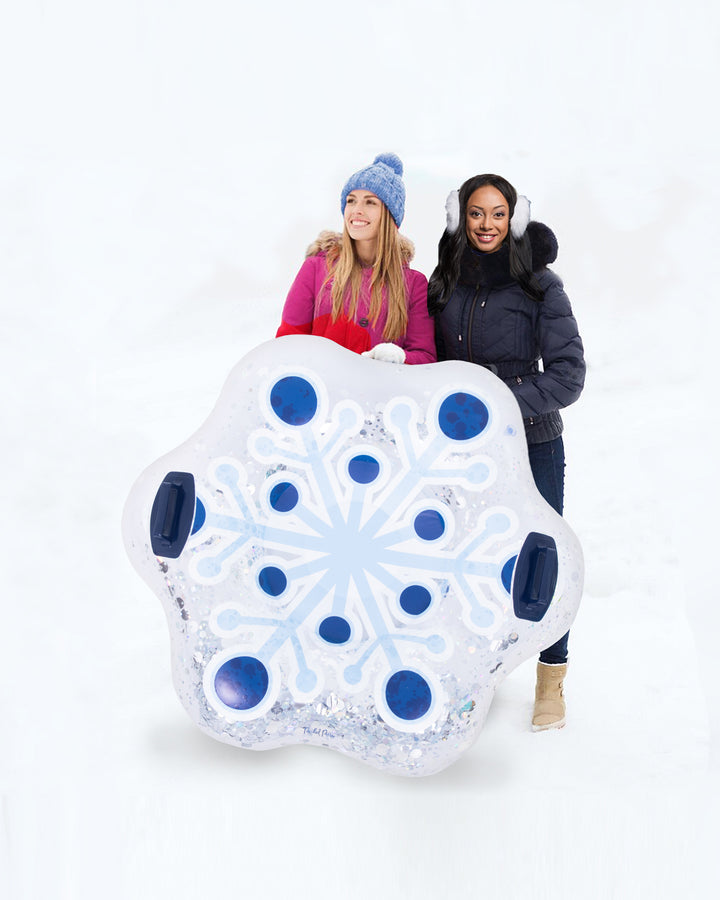 Confetti Filled Inflatable Snowflake Tube