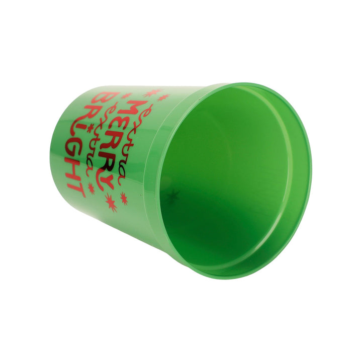Extra Merry &amp; Bright Reusable Holiday Party Cups (set of 8)