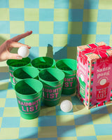 Naughty vs. Nice Holiday Party Pong Set