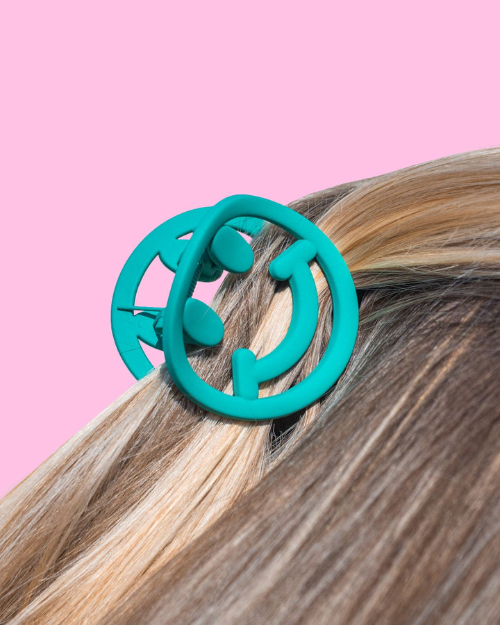 Smiley Hair Claw Clips