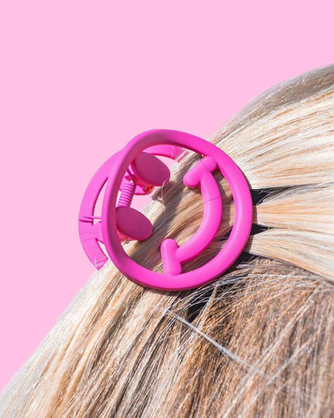 Smiley Hair Claw Clips