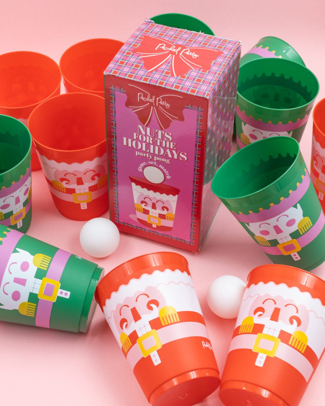 Nuts for the Holidays Pong Set